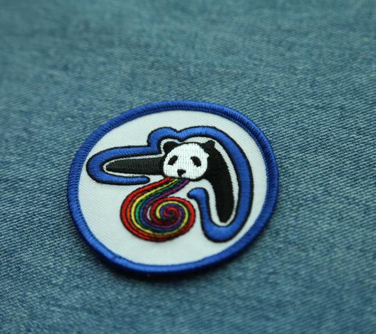 Top sale 3D new design fashion embroidery round patch