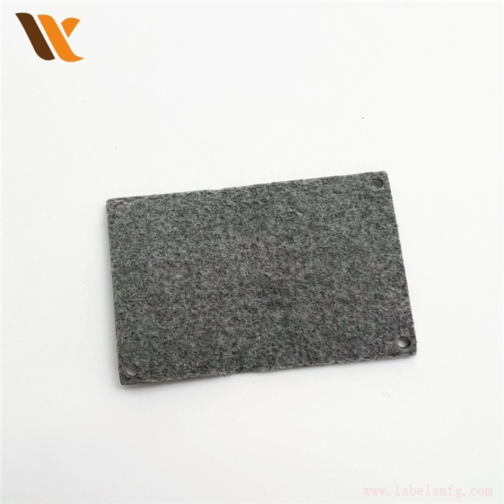 OEM Custom Leather Patch With Four Holes